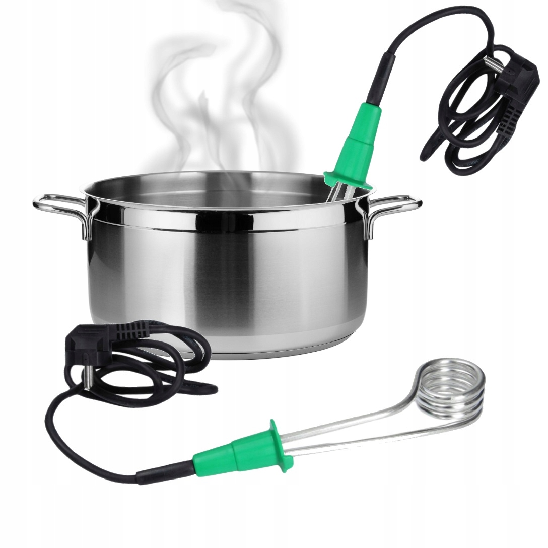 Ohrievač vody 1500 W potápacký ohrievač na var turistickej vody 230 v
